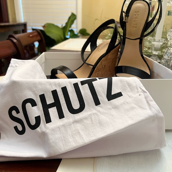 Wedge heels sandals strap around ankle - Picture 1 of 4